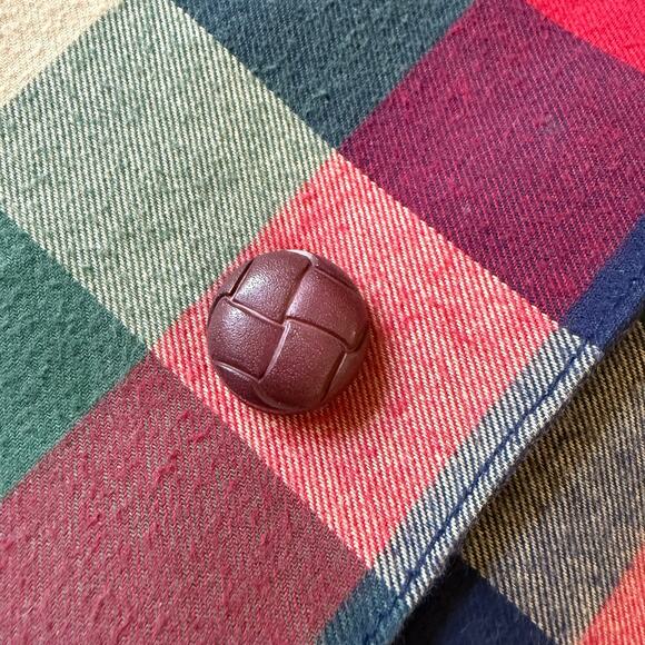 Vintage Disney Store Plaid Winnie the Pooh Messenger Bag 90s Y2K Crossbody Tote - Picture 5 of 16